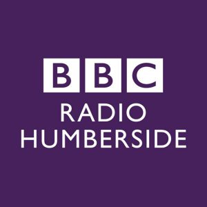 Image of the BBC Radio Humberside logo. White text on a purple background.