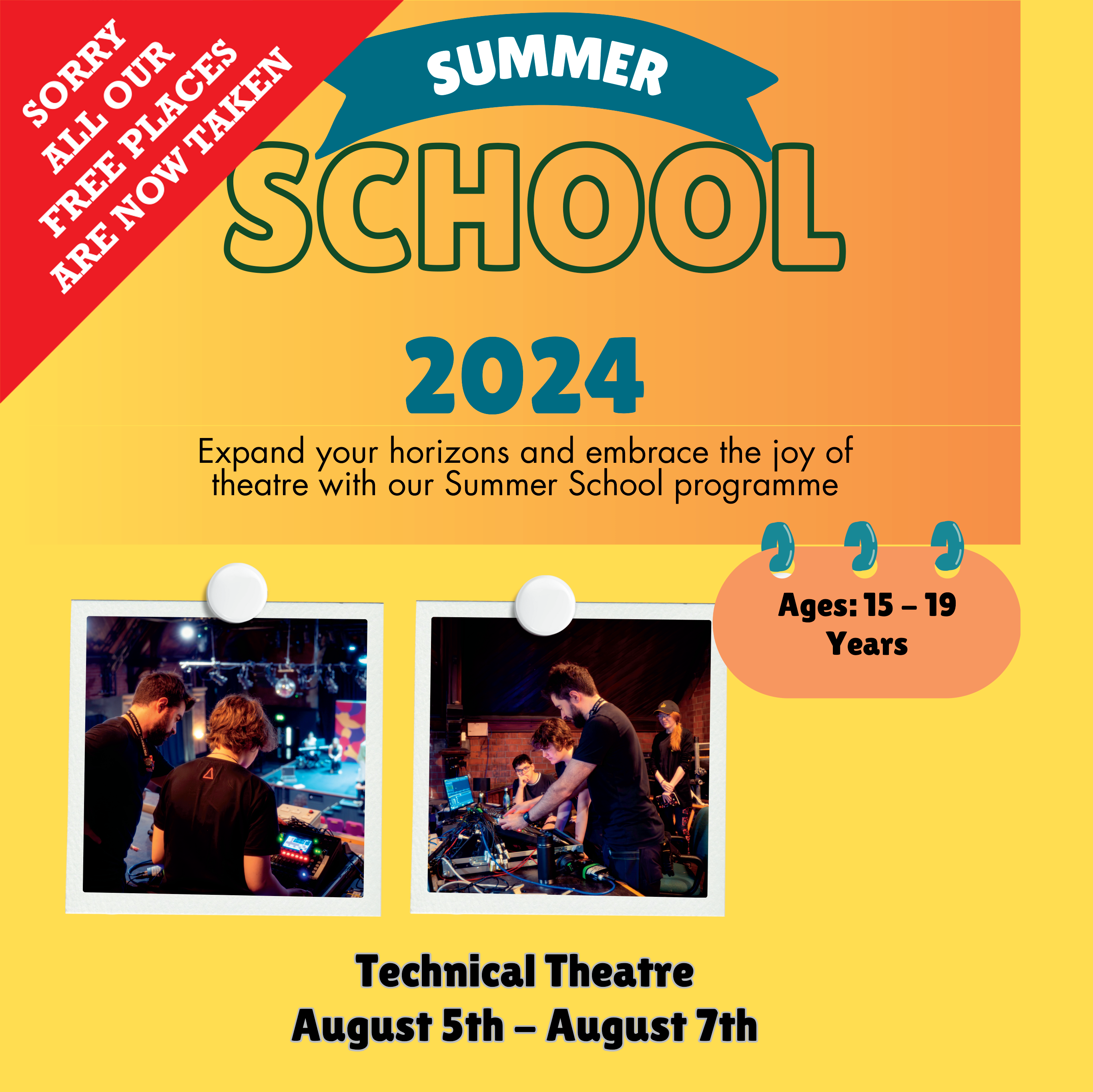 ERT Technical Theatre Workshop 2024