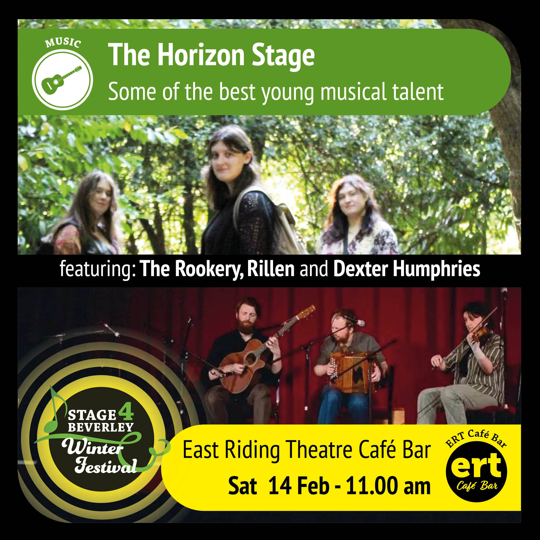 The Horizon Stage – Featuring – Rillen, The Rookery & more – Stage4Beverley