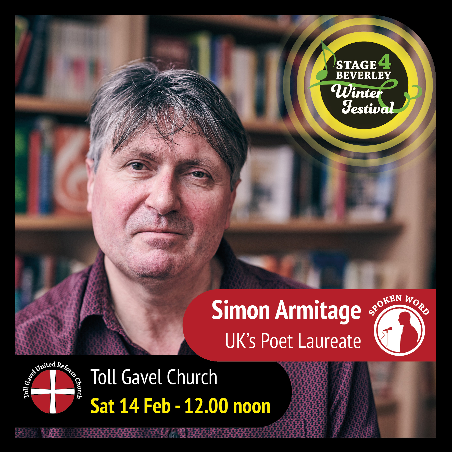 Simon Armitage – UK’s Poet Laureate – Stage4Beverley