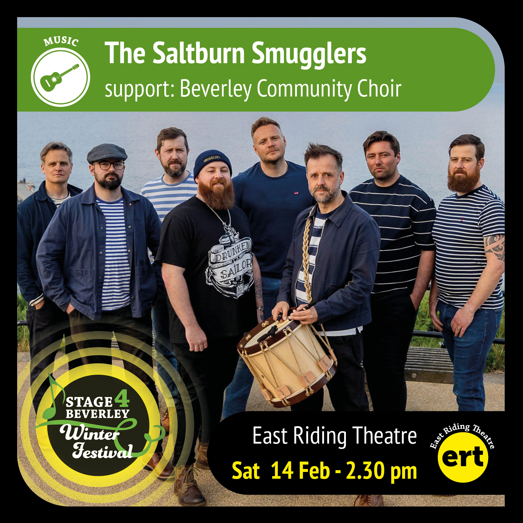 Saltburn Smugglers with support from Beverley Community Choir – Stage4Beverley