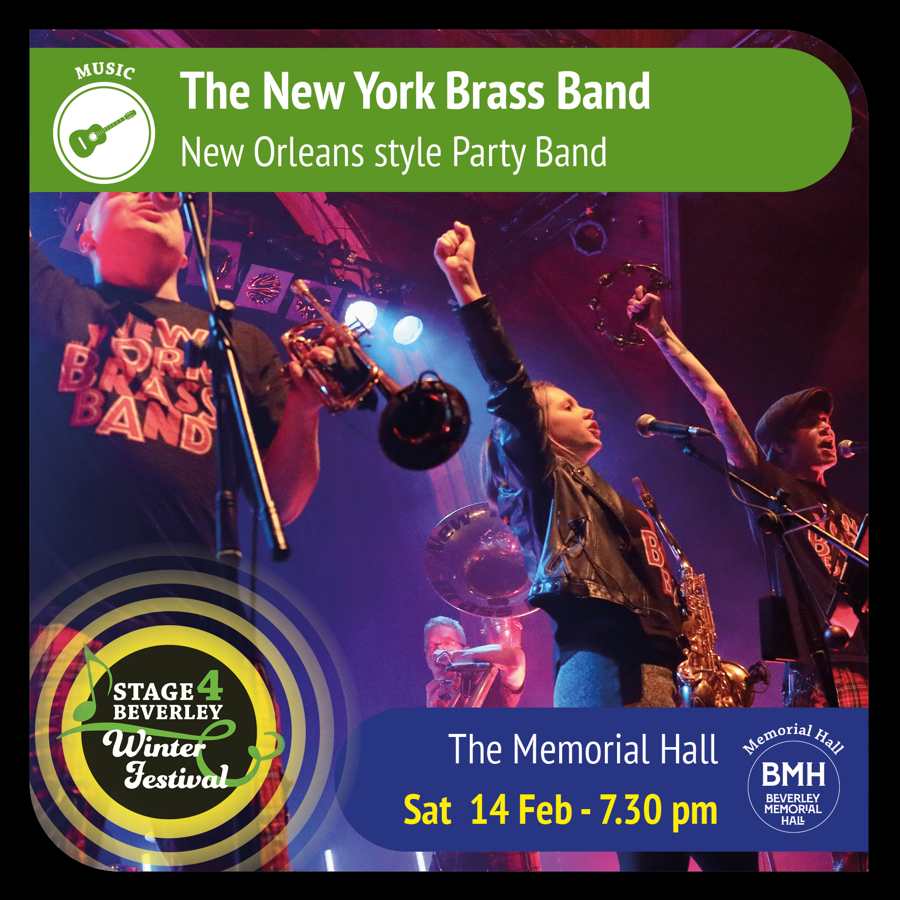 Dance to the New York Brass Band – Stage4Beverley