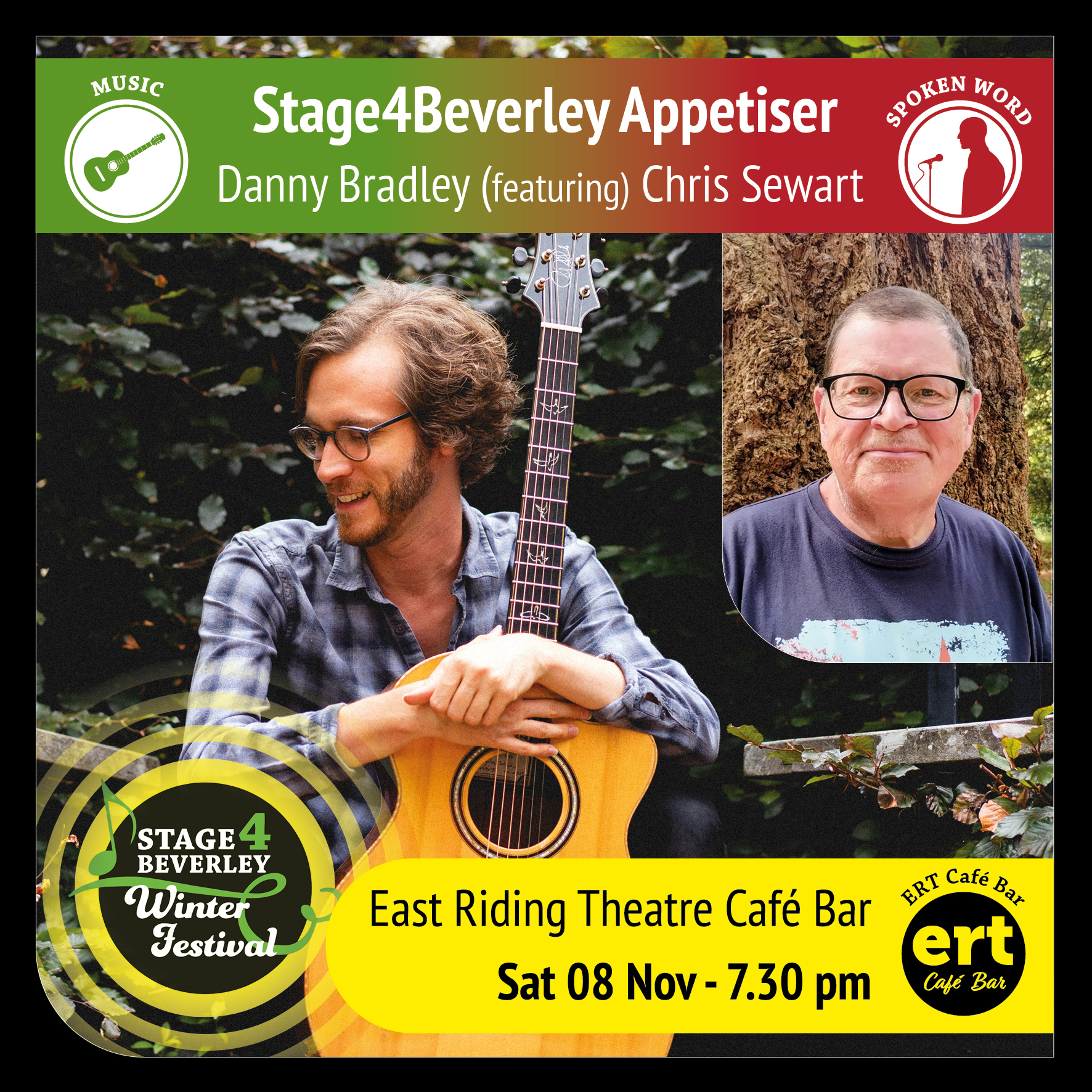Stage4Beverley Appetiser – Featuring Danny Bradley & Chris Sewart